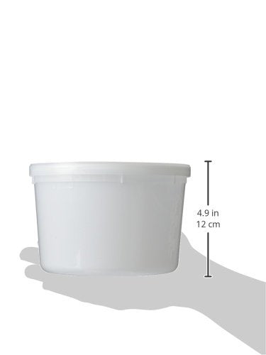 Extreme Freeze Reditainer 64oz stackable deli containers organize meals in fridge or freezer.