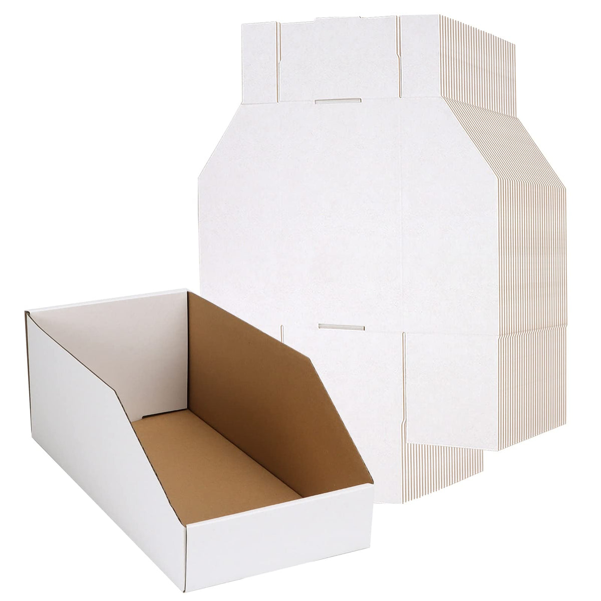 EXYGLO pantry bin on shelf for tidy storage and easy access.