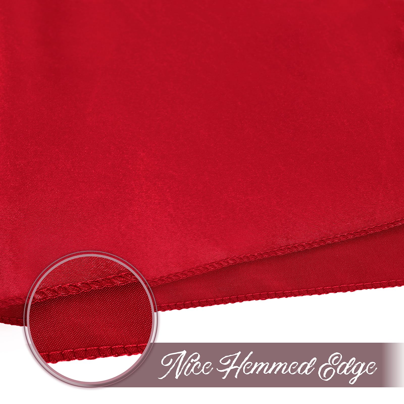 Pack of Eychei satin napkins with 50-piece value pack