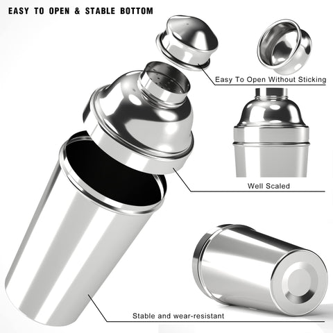 Eyesys shaker is easy to clean and maintain after busy bartending sessions.