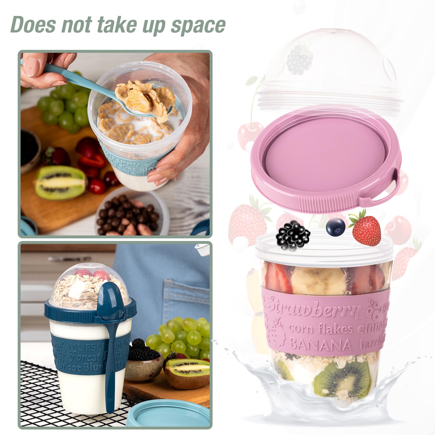 EYNEL four-color variety enhances breakfast display and organization.