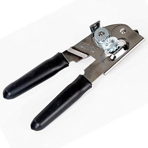 EZ-DUZ-IT Deluxe Can Opener gear-driven system for smooth cutting.