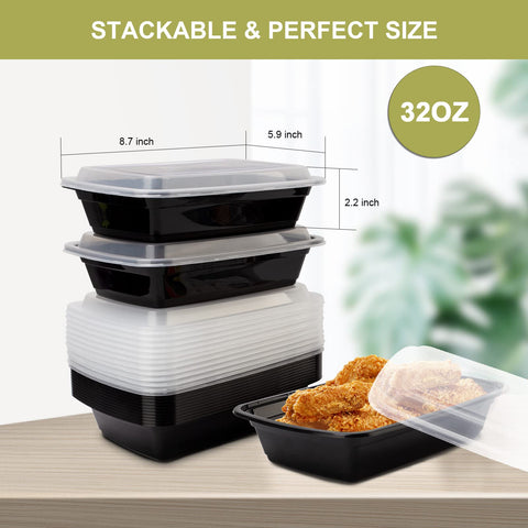 Ezalia 15-pack weekly meal prep set for balanced lunches.