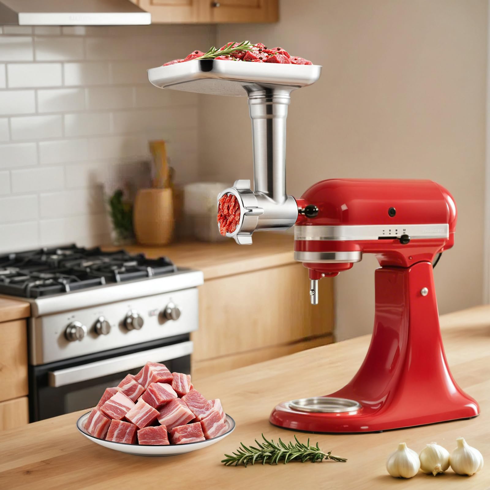 Ezato stand mixer attachment fits all KitchenAid models securely