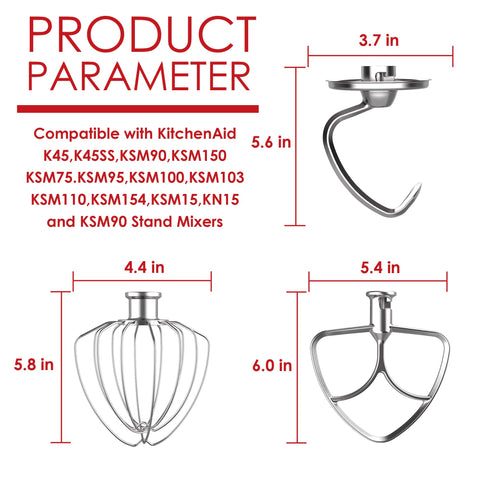 Ezato stainless steel attachments package in box.