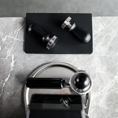 Ezebesta professional coffee setup mat complements barista workflow