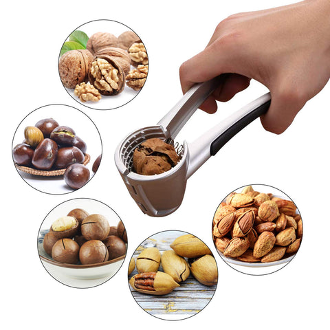 EZiKitchen serrated clips adjust; fits various nut sizes.