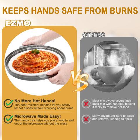EZMO collapsible cover stores flat to save kitchen space