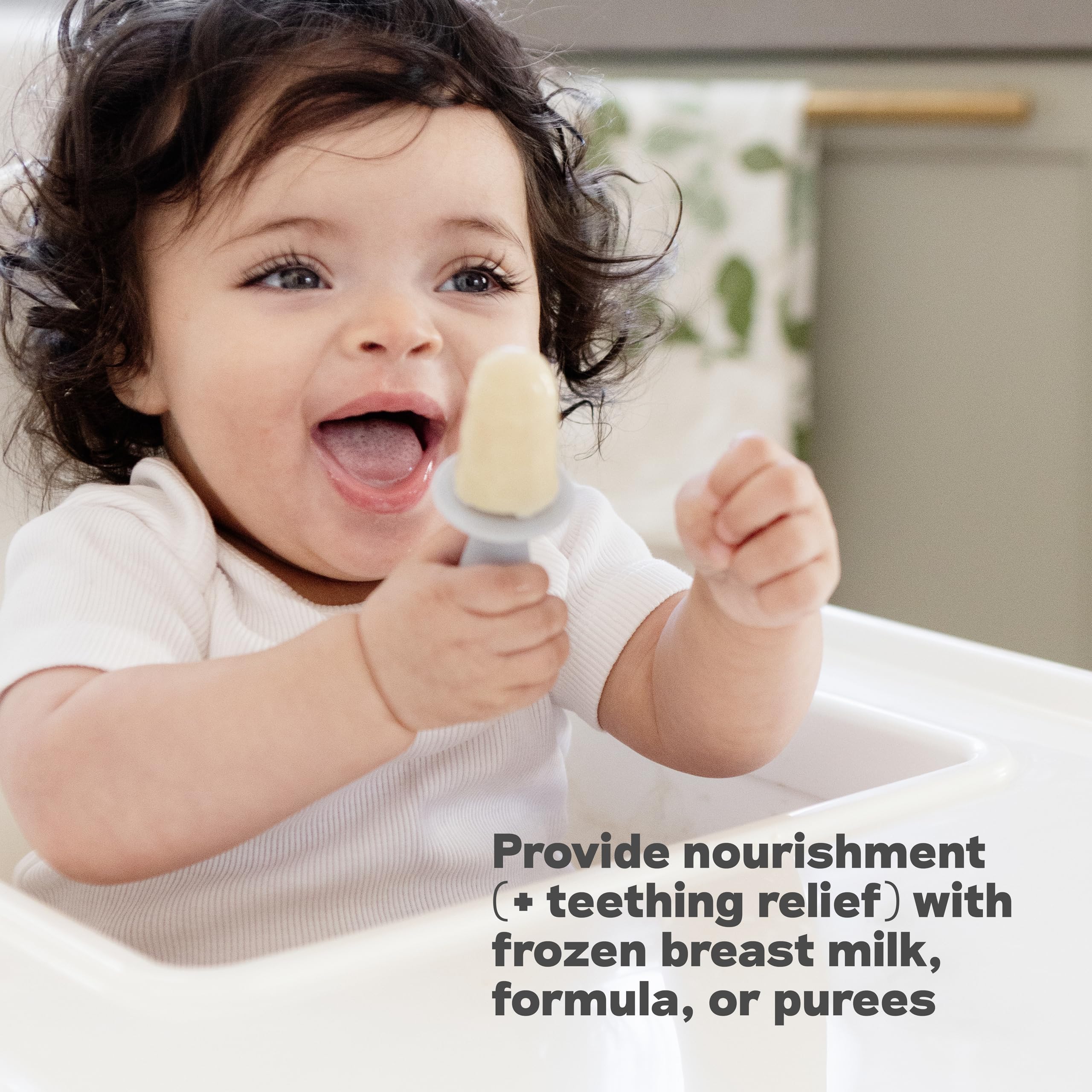 ezpz Tiny Pops half-ounce portions fit tiny mouths comfortably.