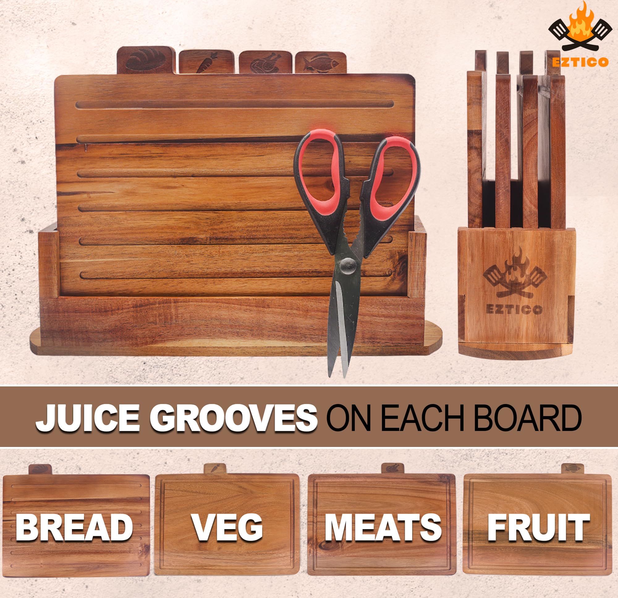 EZTICO kitchen organization image showing a tidy countertop design
