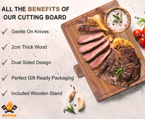 EZTICO stand and scissors provide convenient prep and serving tools
