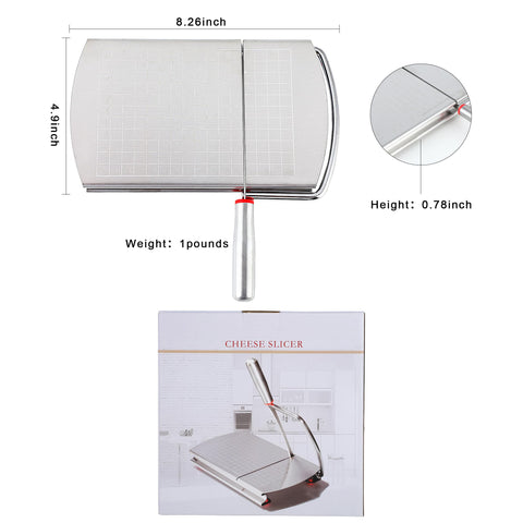 Faat3 Coi4 easy-clean cheese cutter, dishwasher friendly