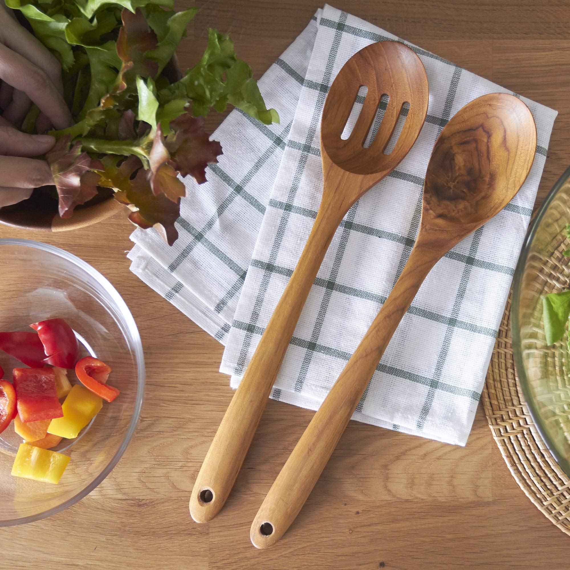FAAY teak spoon heat and moisture resistant for busy kitchens
