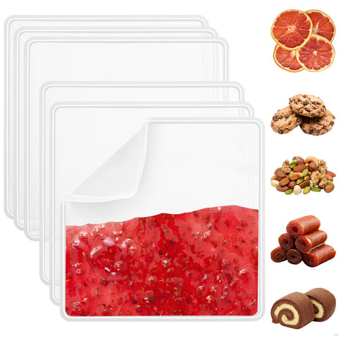 FAAYUCK silicone dehydrator sheets 11x11, non-stick surface eases fruit leather release and cleanup.