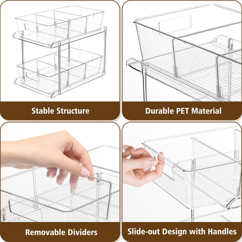 Fabspace under-sink storage pull-out maximizes narrow spaces