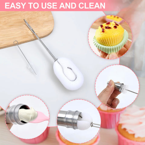 FACIACC cleaning brushes for quick cleanup after decorating sessions