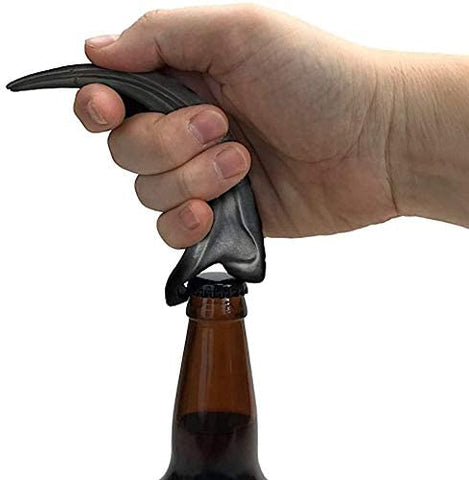Factory Entertainment raptor claw bottle opener, multicolor finish, vivid display for shelves