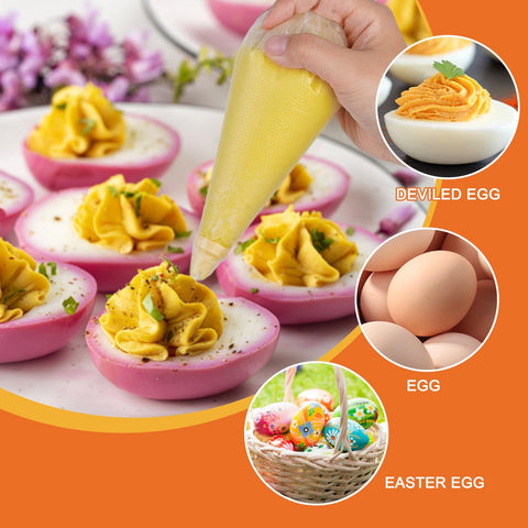 FACULX transparent portable egg platter ideal for gatherings.