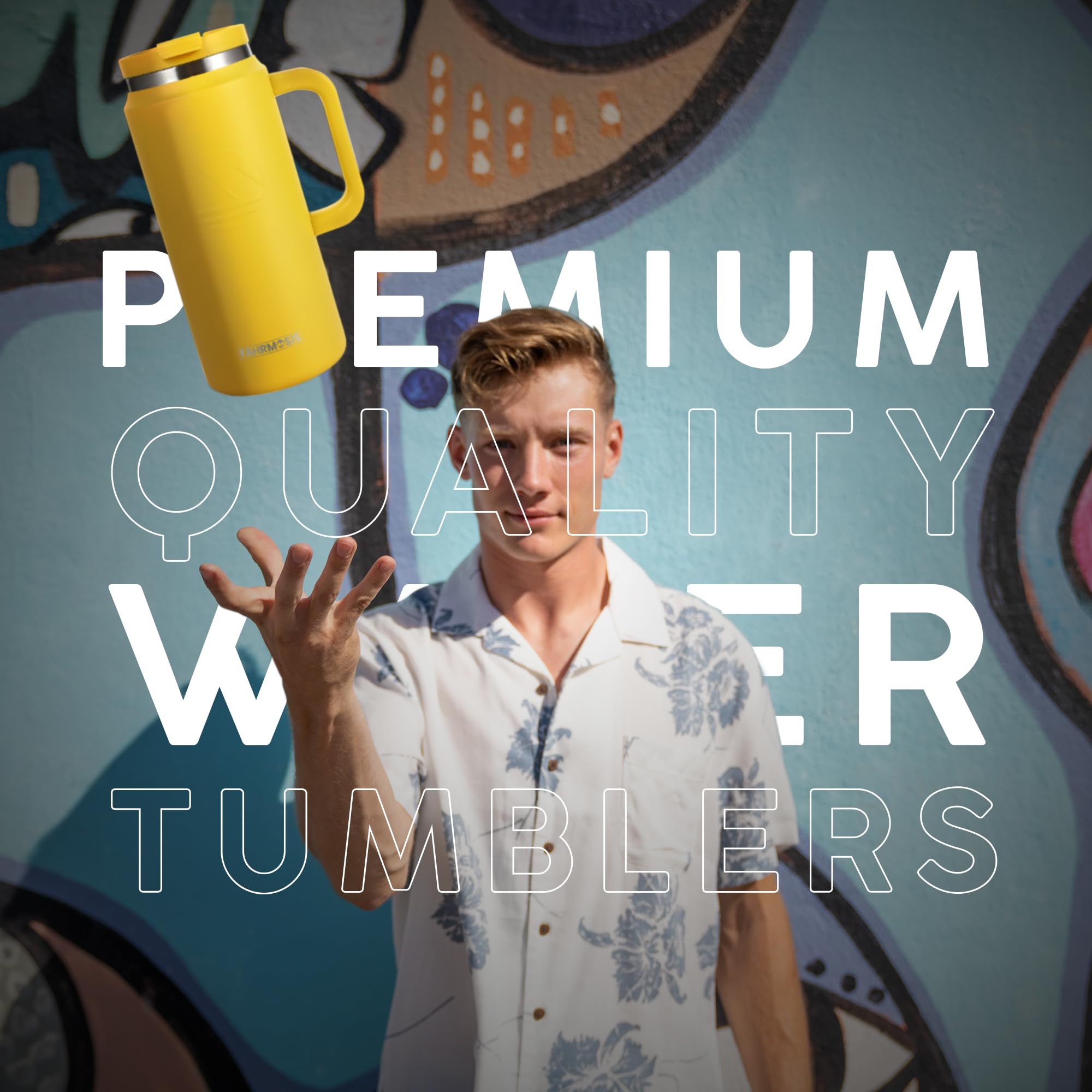 FAHRMOSIS yellow finish adds style to daily hydration routines