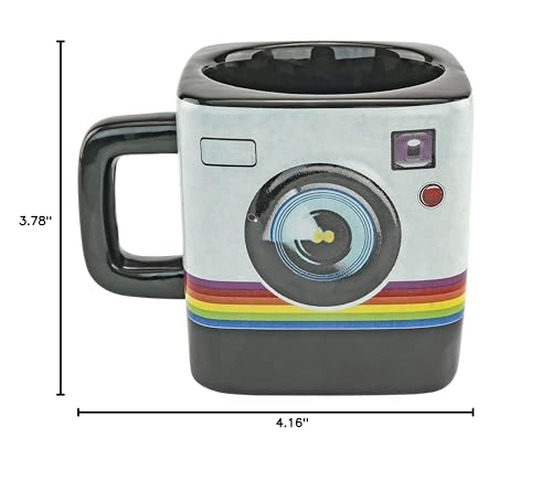 Fairly Odd Novelties Instant Camera Mug gift for photographers and retro lovers