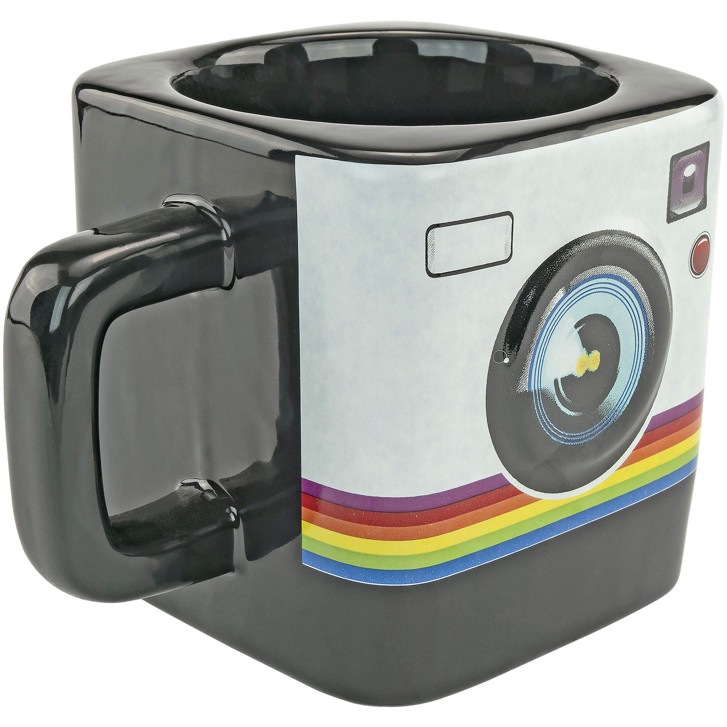Fairly Odd Novelties Instant Camera Mug raised lens ridge adds tactile retro appeal