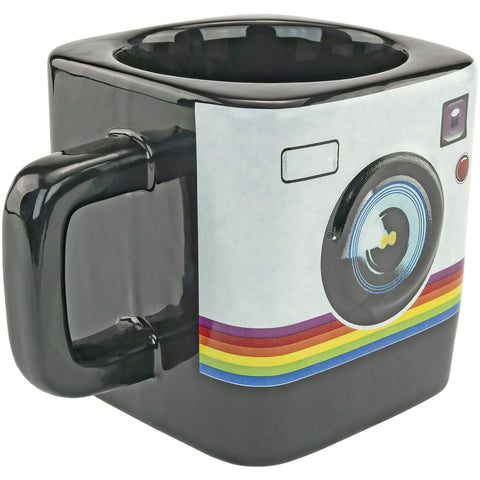Fairly Odd Novelties Instant Camera Mug raised lens ridge adds tactile retro appeal