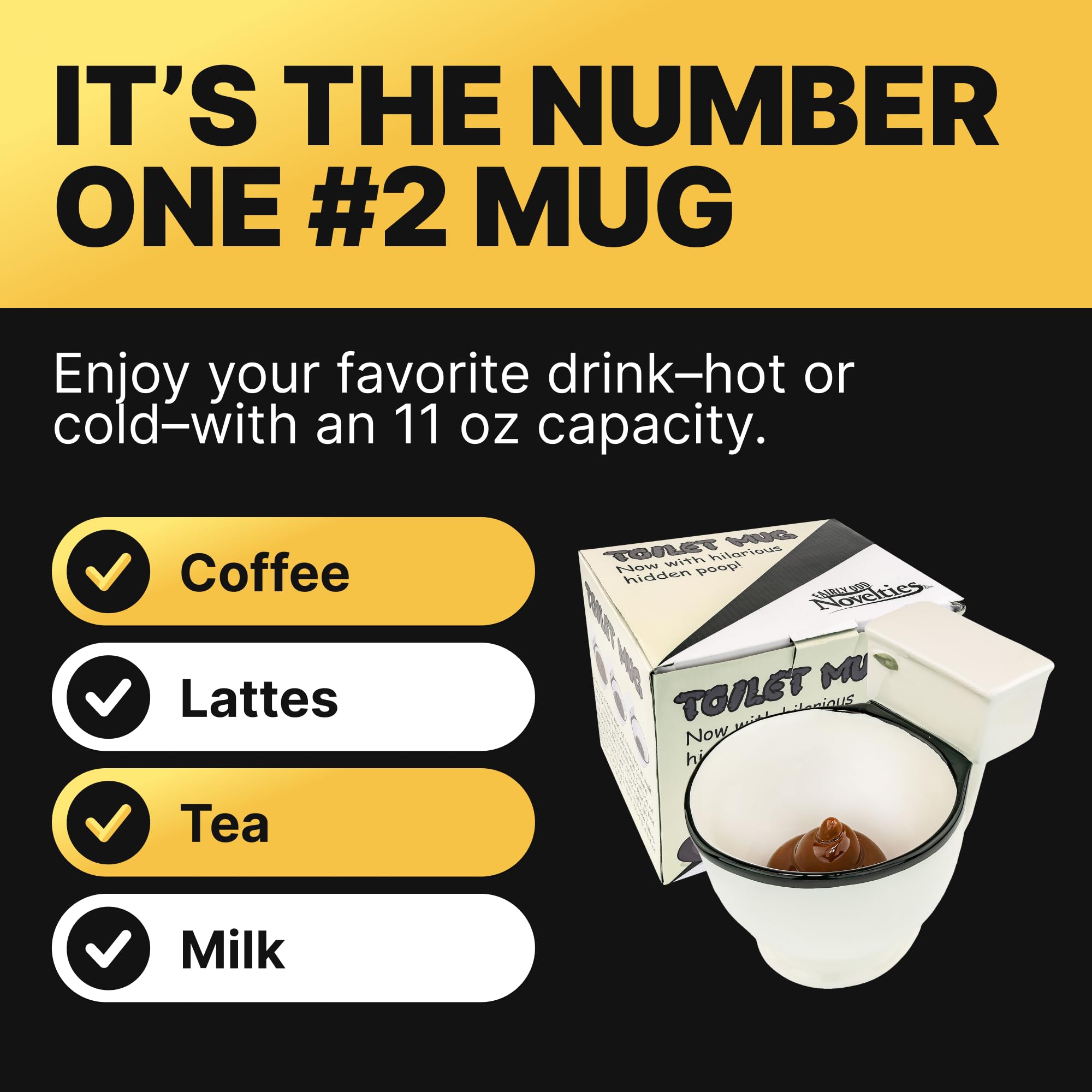Fairly Odd Novelties gift-ready mug ideal for birthdays or office parties.