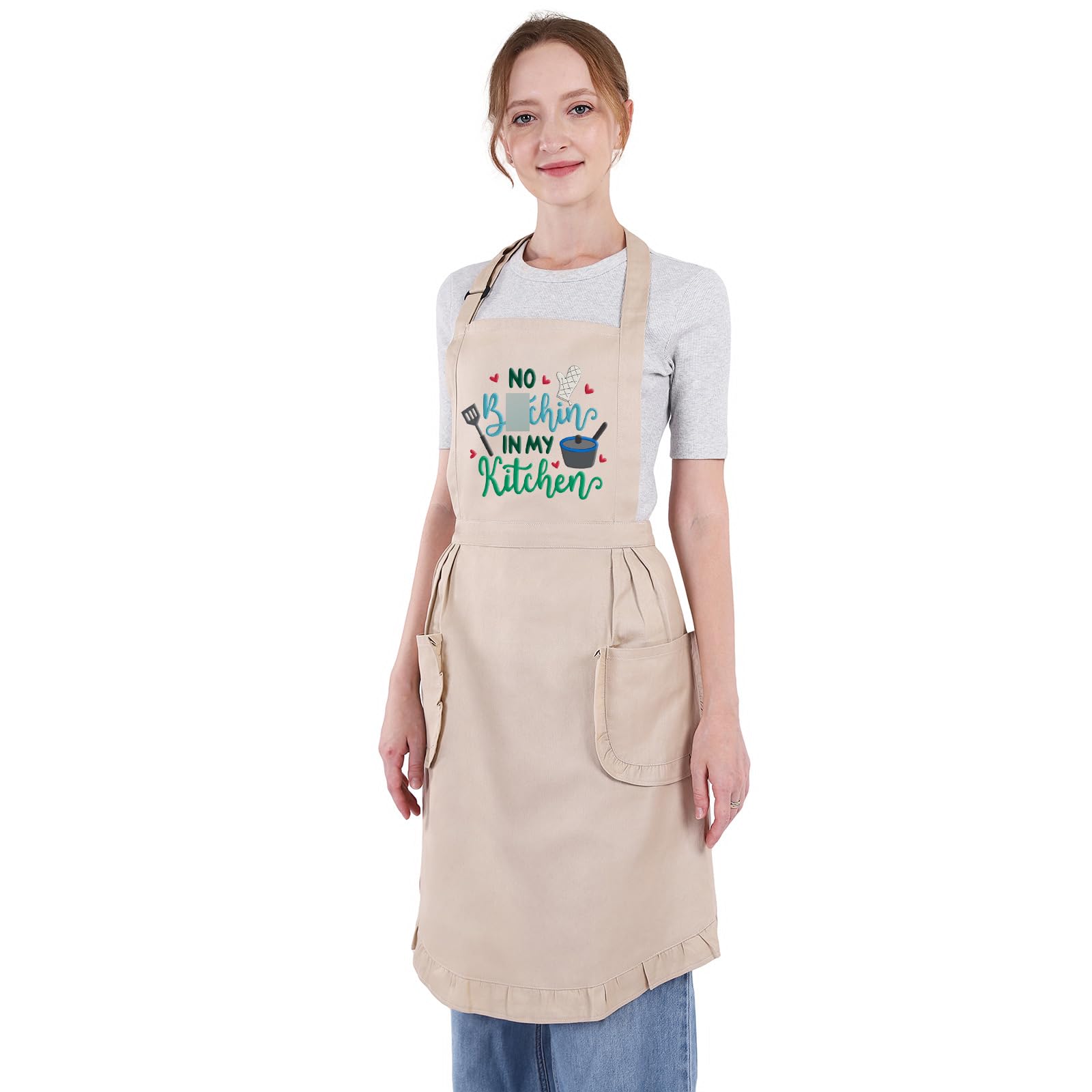 Fairy’s Gift 24x34-5 inch apron offers full kitchen coverage.