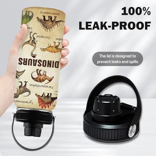 FAIVHSO dinosaur bottle in stainless steel 304 for durability