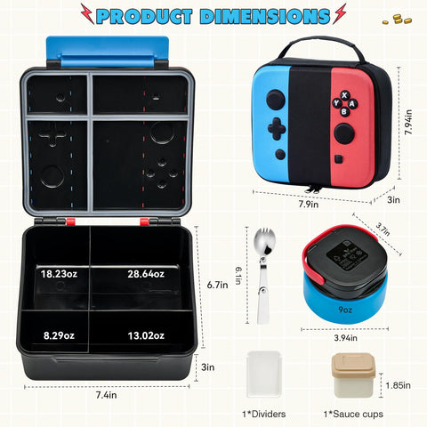 FAJSL game-themed lunch bag with lunch box for a fun look