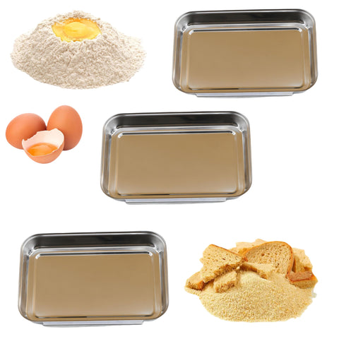 Falichchch breading set stackable design saves cabinet space