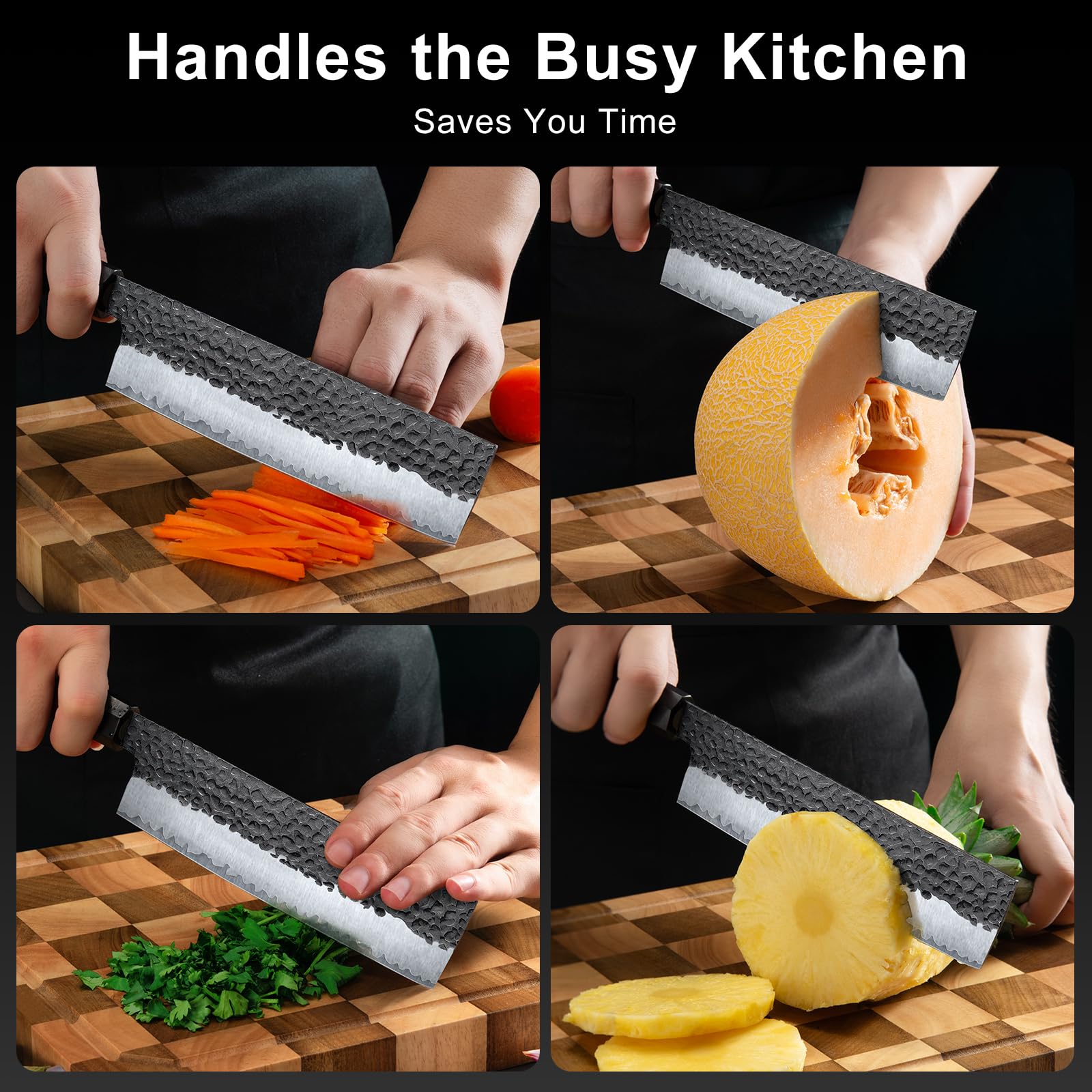 Anti-rust nitriding technology protects blade during meal prep