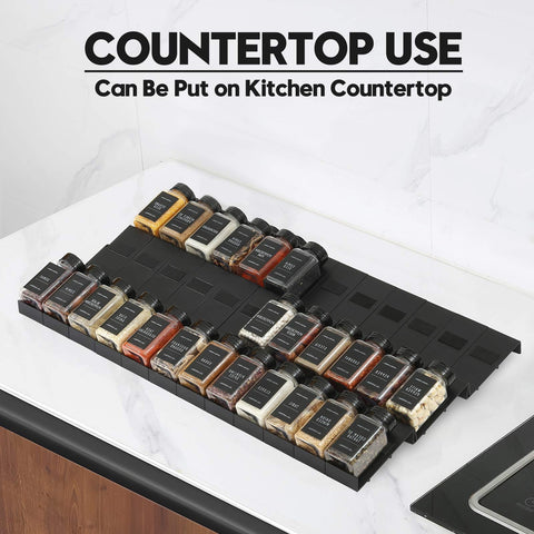Versatile organizer suitable for cosmetics or perfumes in a vanity drawer
