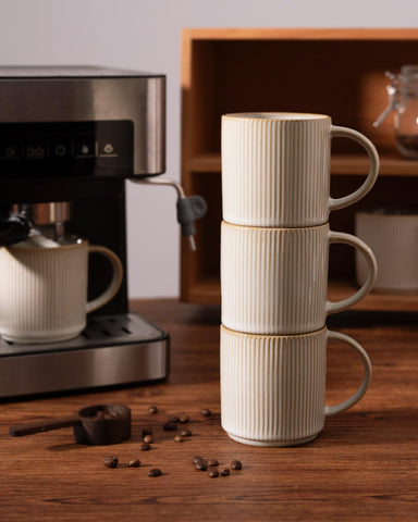 Famiware mugs fired at 2340°F for lasting durability and chip resistance.