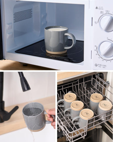 Lead-free glaze on Famiware Milkyway mugs for safe family dining.