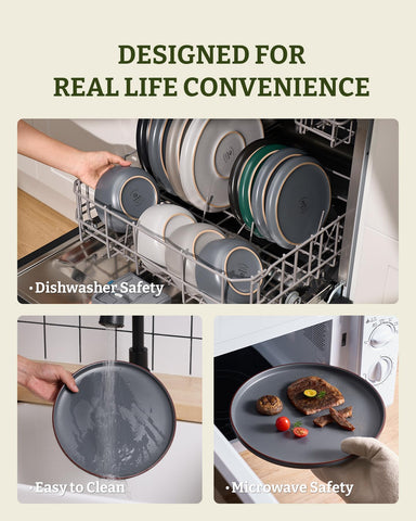 Famiware Mercury microwave and dishwasher safe dinnerware for easy cleanup