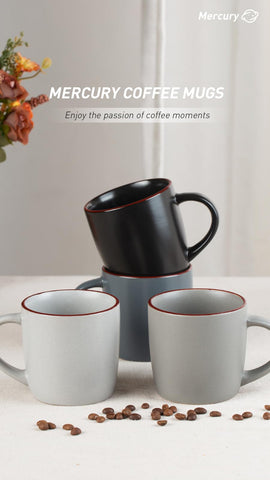 famiware Mercury mug stacked neatly for space-saving kitchen storage