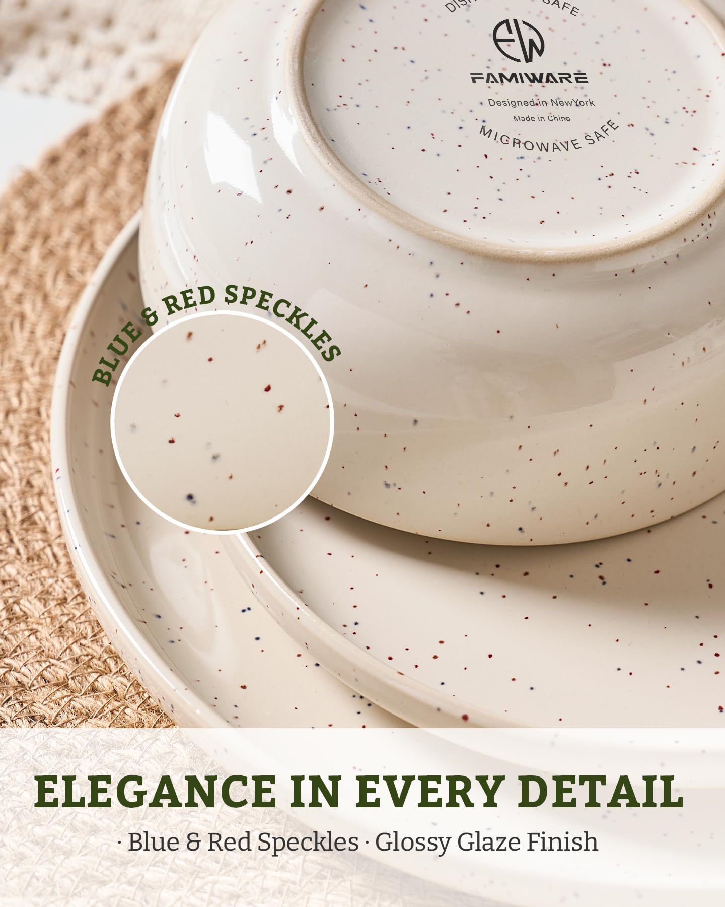Famiware Meteor cereal bowls provide sturdy, microwave-safe dining for busy mornings.