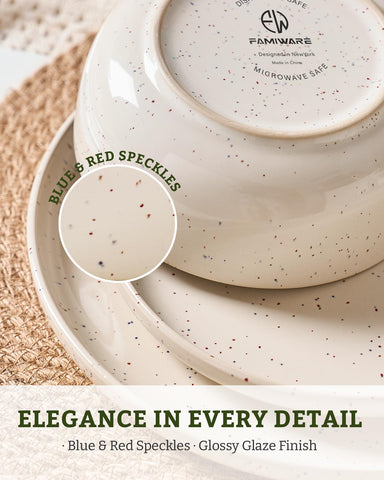 Famiware Meteor cereal bowls provide sturdy, microwave-safe dining for busy mornings.