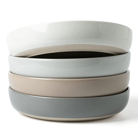 Famiware Milkyway 33oz pasta bowl with speckled glaze for hearty meals.
