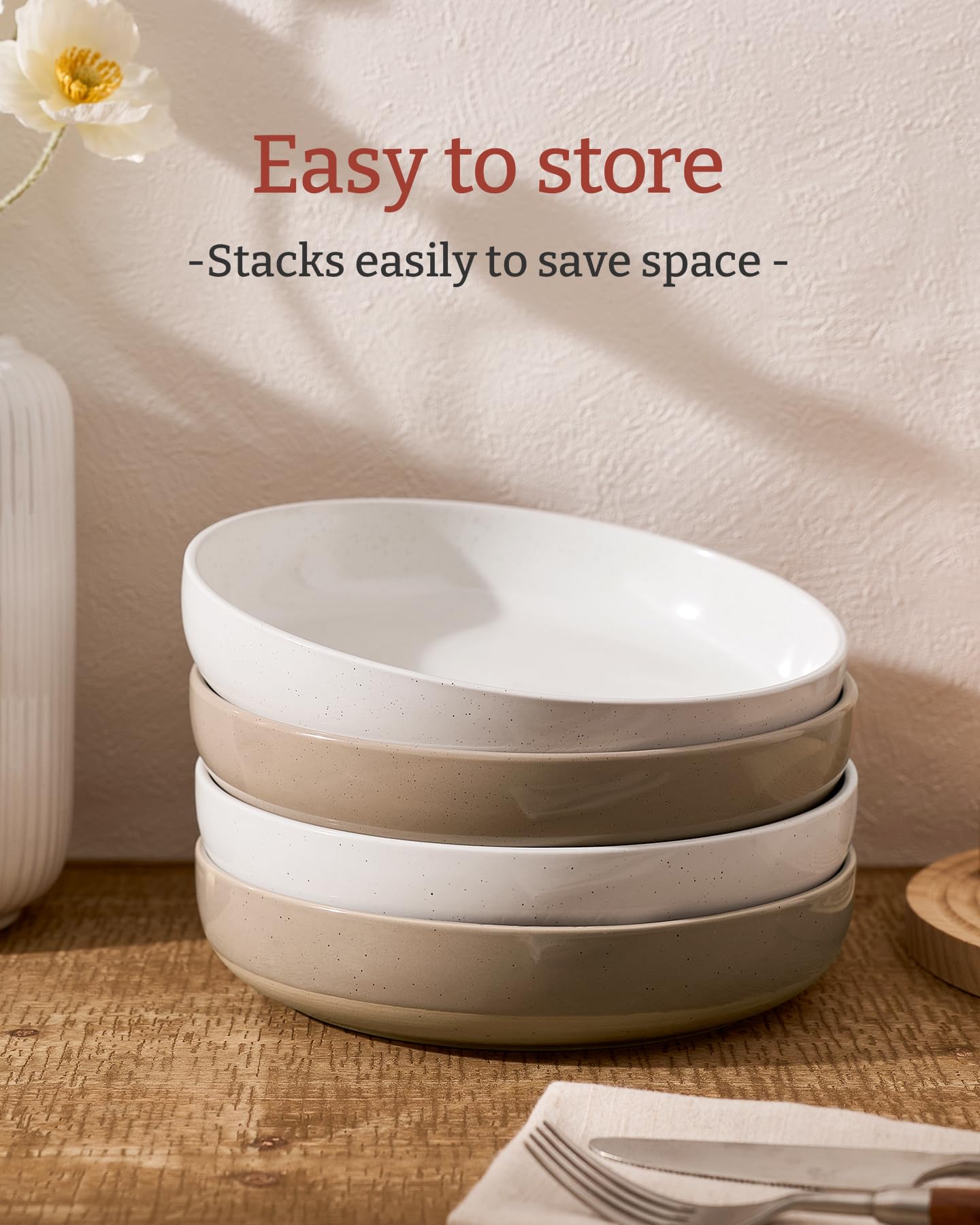 Famiware Milkyway multicolor dinner bowls set ideal for entertaining.