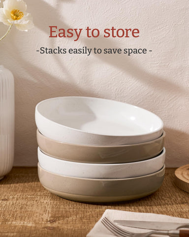 Famiware Milkyway multicolor dinner bowls set ideal for entertaining.