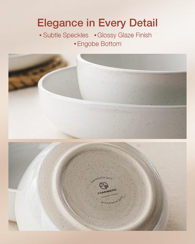 Famiware Milkyway natural glaze on stoneware feels durable.
