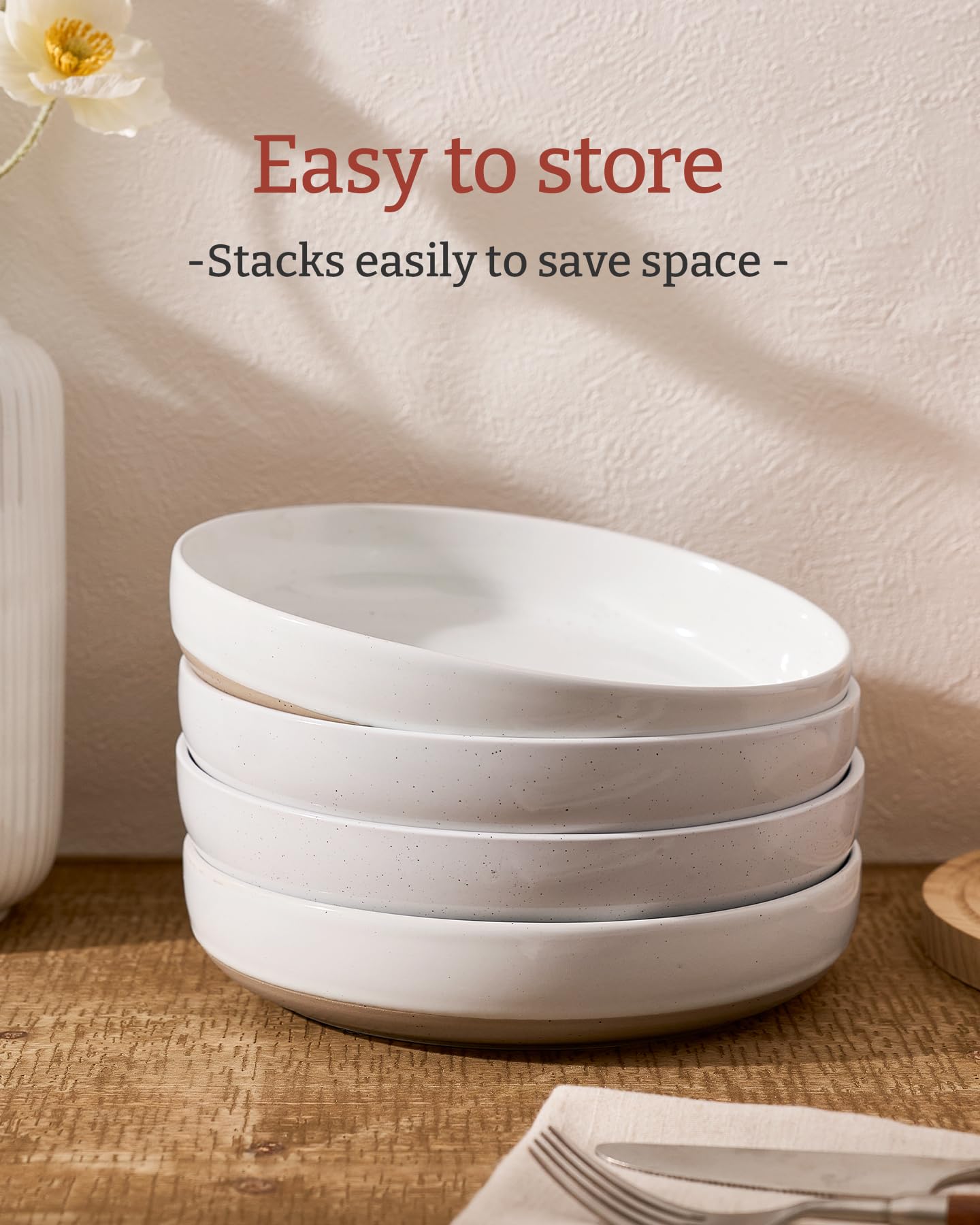 Famiware Milkyway pasta bowl interior with 33 oz capacity