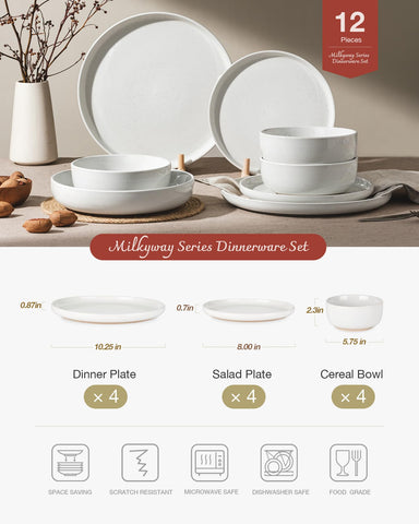 Famiware Milkyway salad plate pairs greens with mains for balanced plates.