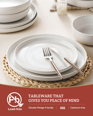 Famiware Milkyway scratch-resistant glaze resists utensils.