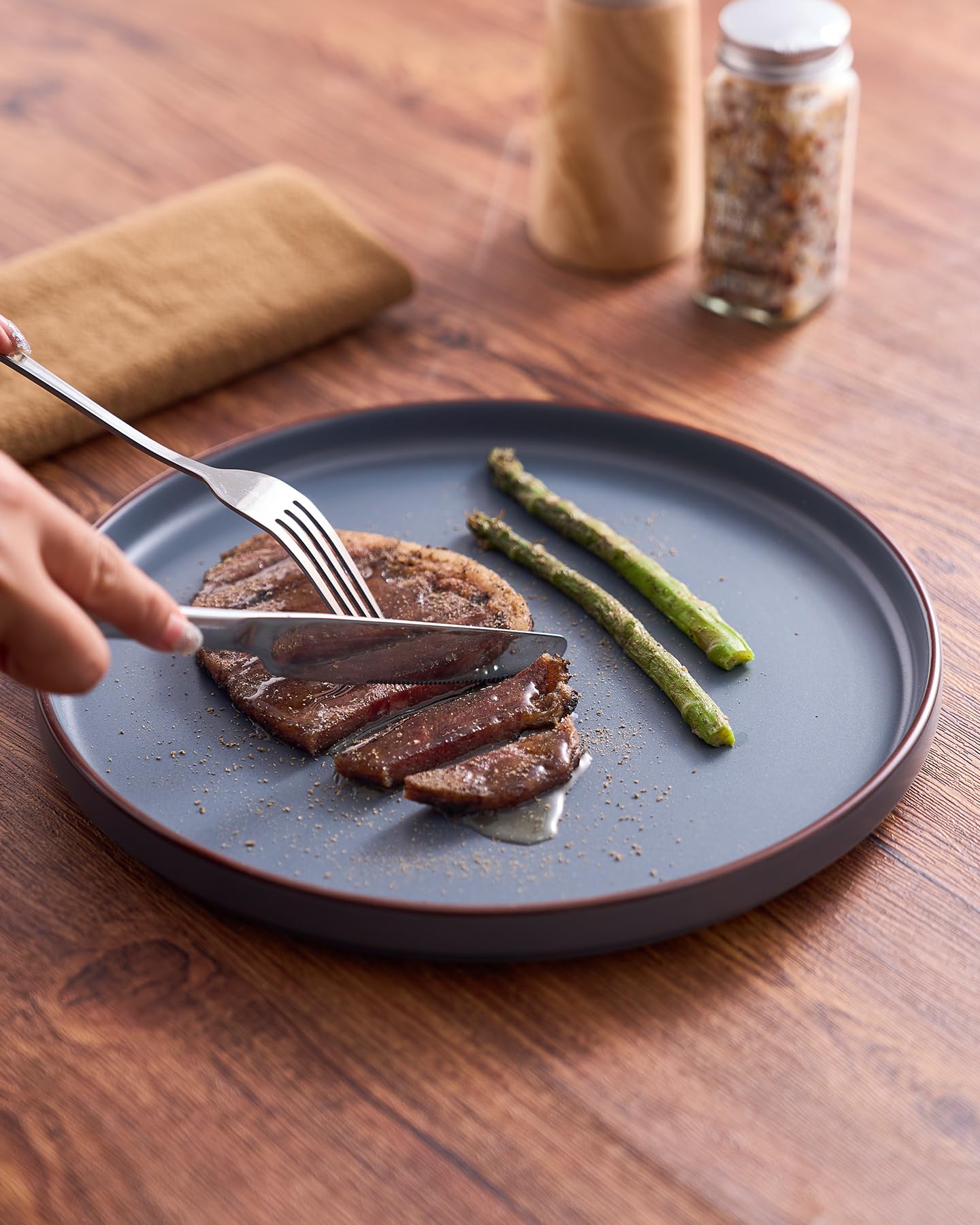 Nebula Ridge dining set shown in use for everyday meals
