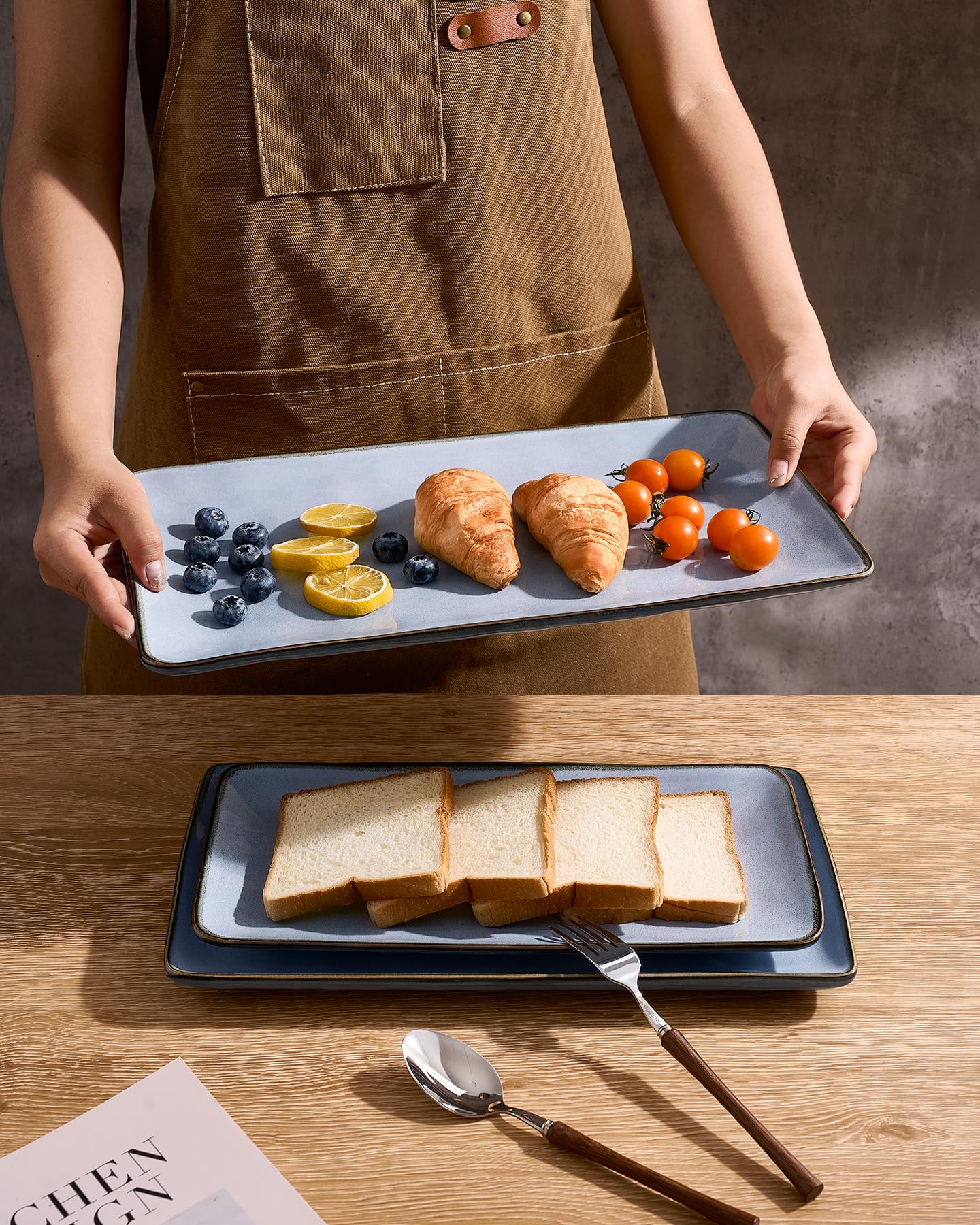 Famiware Ocean Series small platter perfect for desserts and bites