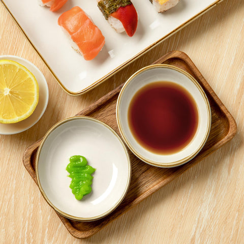 Famiware Ocean wave-design bowls with handcrafted texture on white glaze