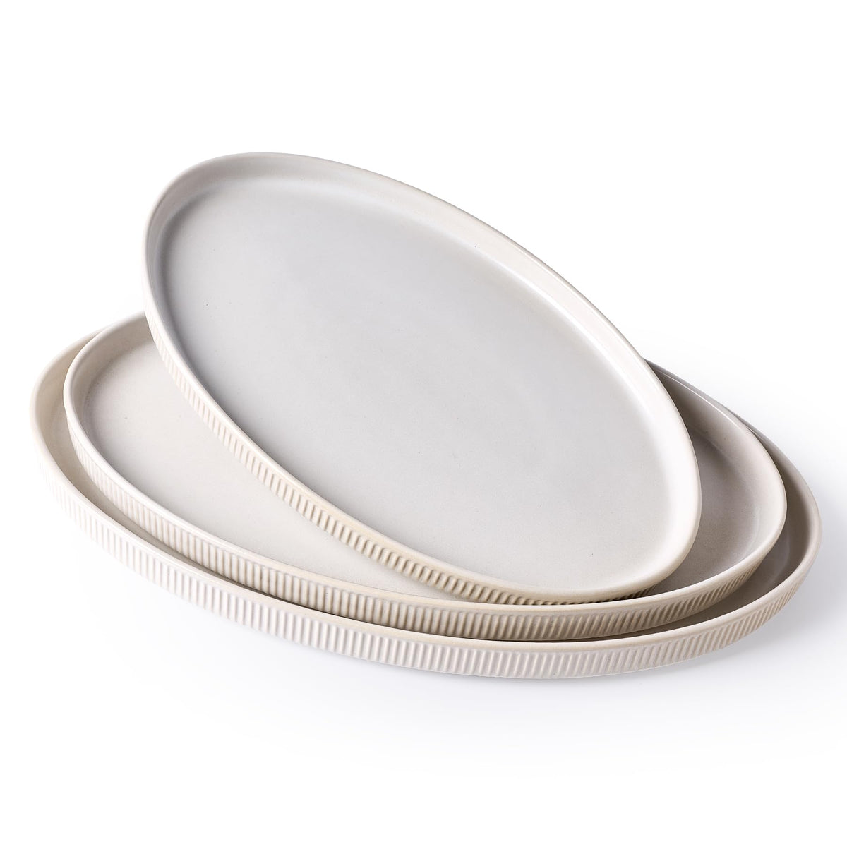 Famiware oval serving platter 16-inch for large dishes and elegant presentations.